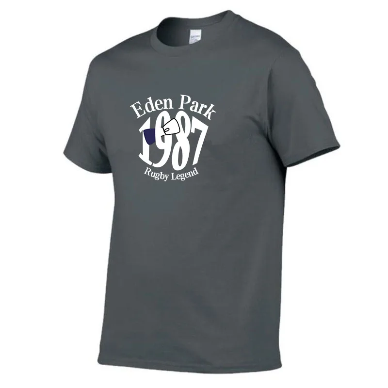 

1987 Eden Park Solid Color T Shirt Mens Black And White Cotton T-shirts Summer Tee Men Leisure T Shirt Tops European Size