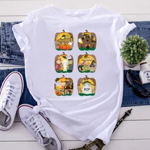 Best Price Halloween Tshirt Cartoon Funny Printing Woman T Shirts Solid Color Gothic T-Shirts For Women Cotton Korean Style Womens Clothing Best Price Halloween Tshirt Cartoon Funny Printing Woman T Shirts Solid Color Gothic T-Shirts For Women Cotton Korean Style Womens Clothing