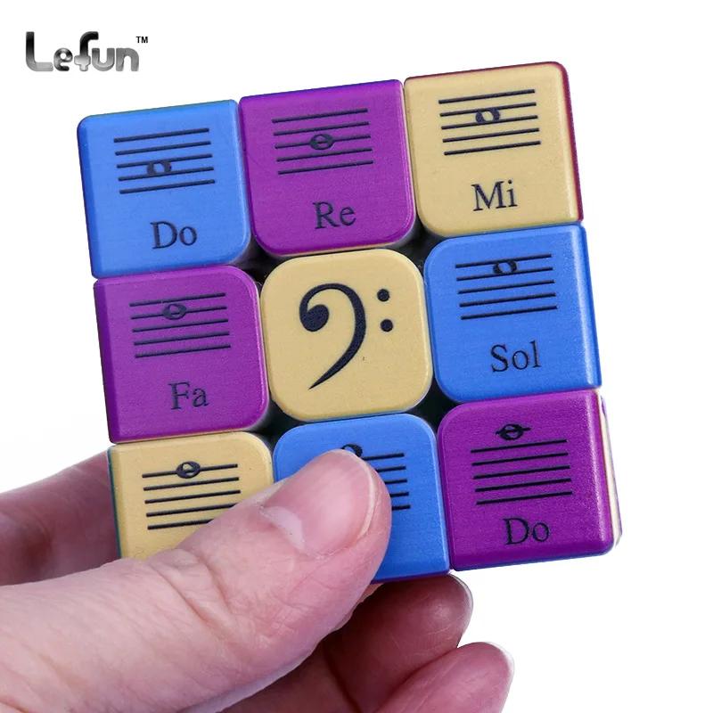 

[Music Party Three Layer Eight-Note Rubik's Cube] Boast Bamyan Music Symbol Rubik's Cube UV Customizable Creative Music Learning