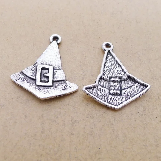 10pcs/Lot 22x25mm Antique Silver Color Cap Hat Charms Pendant For Jewelry Making DIY Findings | Украшения и аксессуары