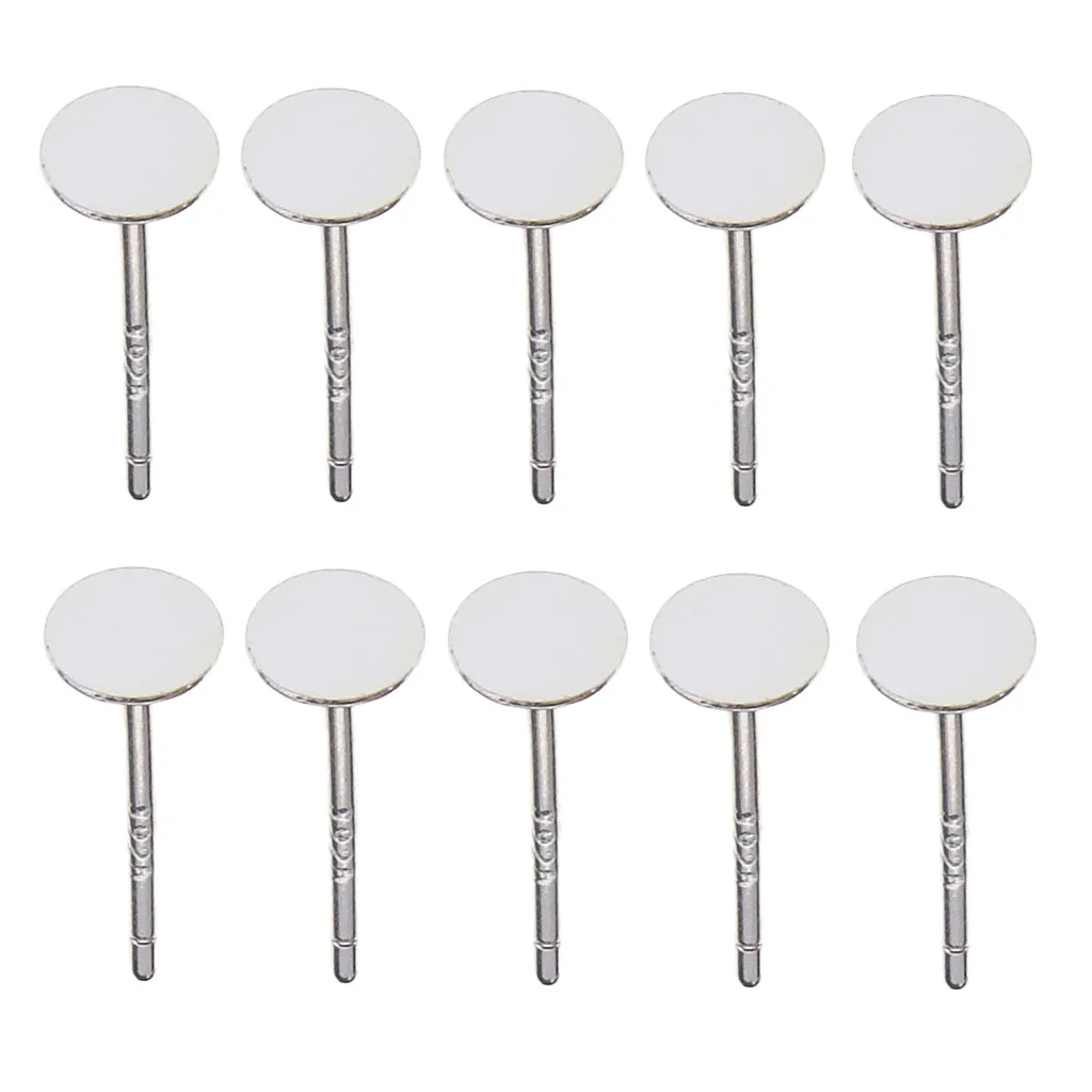 5 Paris Handmade DIY Earrings 925 Sterling Silver Ear Stud Post Flat Pad Jewelry Making Crafts