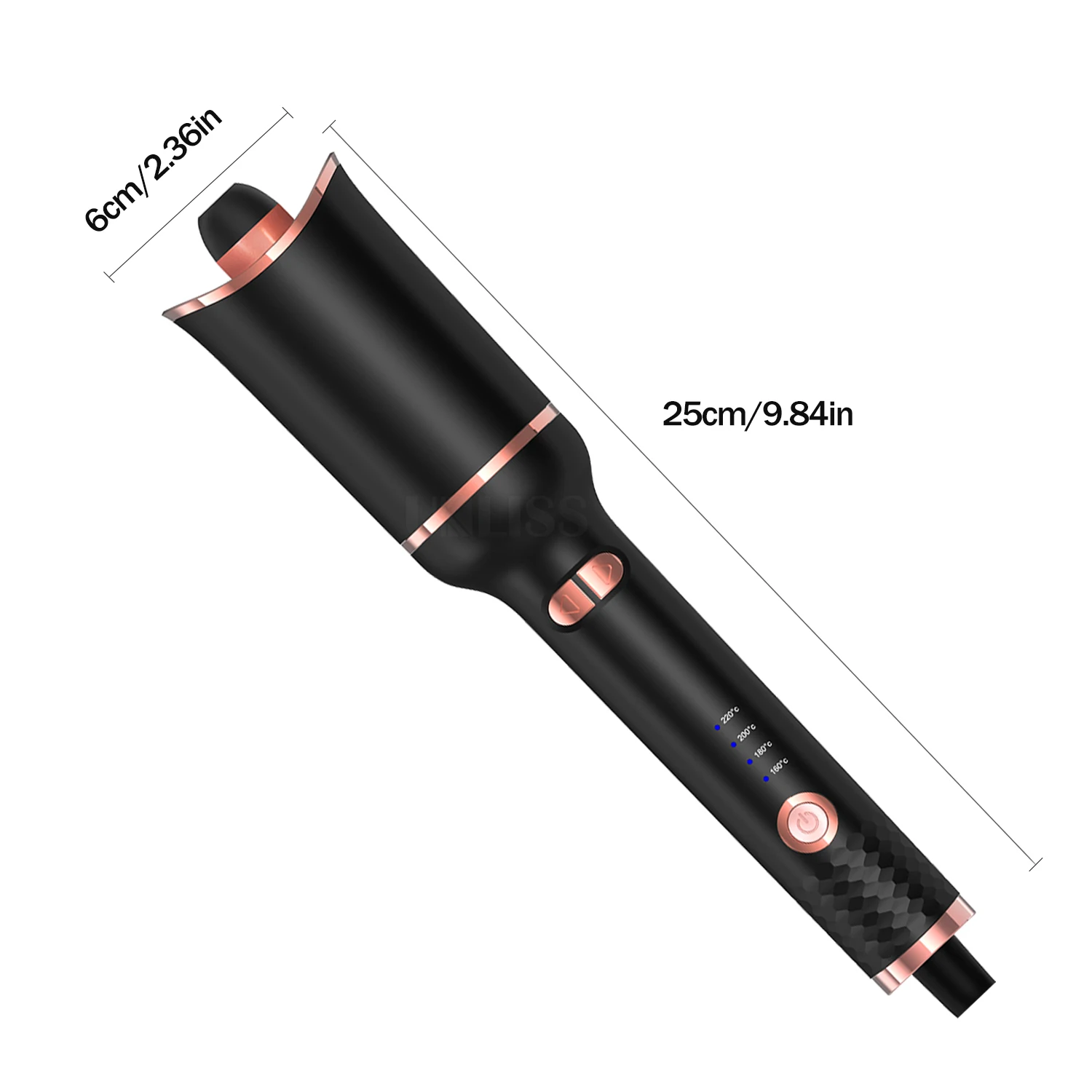 Curlers de Cabelo Rolos de Cabelo Rotação do ar Automático Rotativa Cerâmica Curling Iron Wand Magia Cabelo Crimper Curler Onda Varinha Ondulação Ferramenta 3 Computers & Electronics