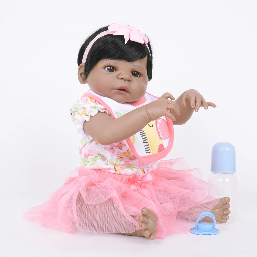 55 см имитация принцессы Bebe Reborn baby girl куклы мягкий полный силиконовый корпус водонепроницаемый Reborn дети Playmate ребенок подарок на день рождения