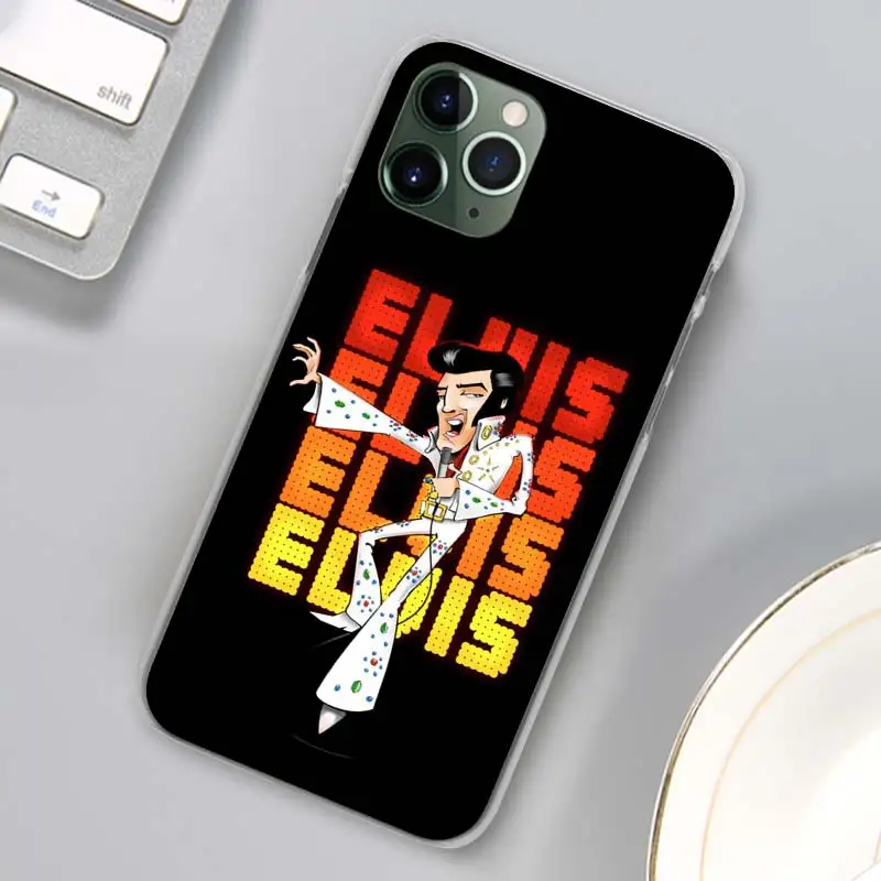 Чехлы для телефонов Elvis Presleys для Apple iPhone 11 Pro Max X XR XS MAX чехол для iPhone 6 6s 7 8 Plus 5 5S SE