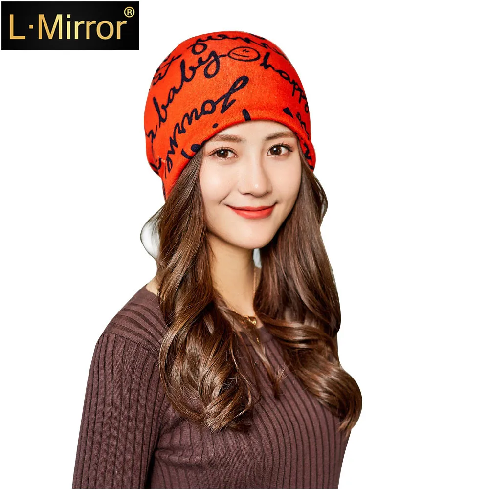

L.Mirror 1Pcs Multi-functional Hat/Hair band/Scarf Lady Pregnant Women Month Cap for Head Circumference 56-58cm Elastic Floral