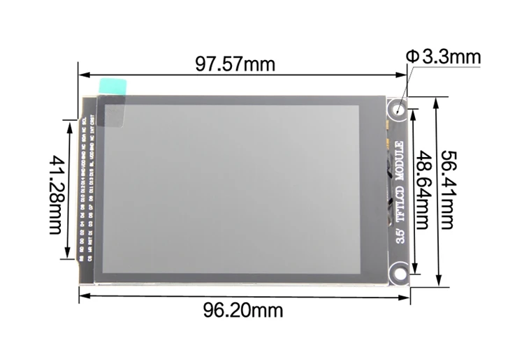 3,5 дюймовый емкостный сенсорный модуль HD TFT дисплей цветной модуль 480X320 емкостный сенсорный экран