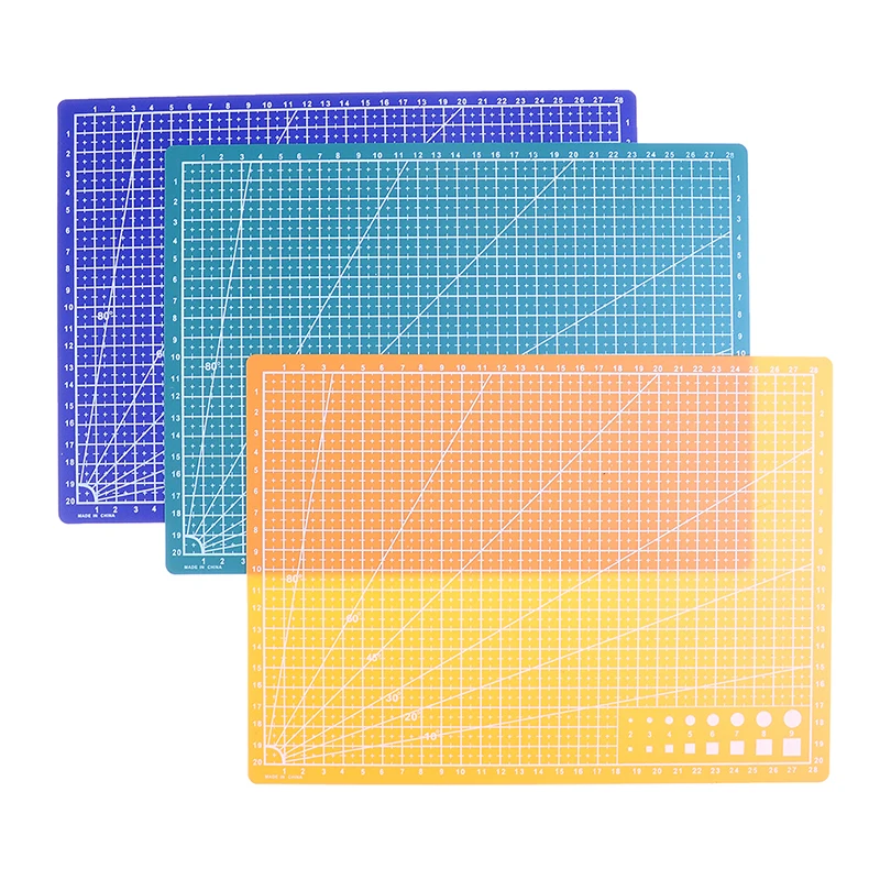 

Cutting Board 1PC 30*22cm A4 Grid Lines Self Healing Cutting Mat Craft Card Fabric Leather Paper Board