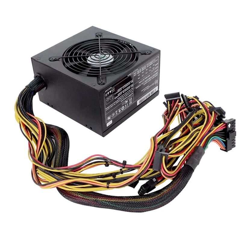 Блок питания для SilverStone ATX немодульный 80plus EU игровой бесшумный блок питания 600 Вт блок питания SST-ST60F-ES