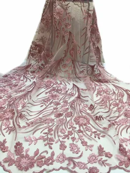 

Red Nigerian Lace Fabrics African Swiss Voile Lace 2019 High Quality Swiss Voile Lace in Switzerland For Wedding Dress