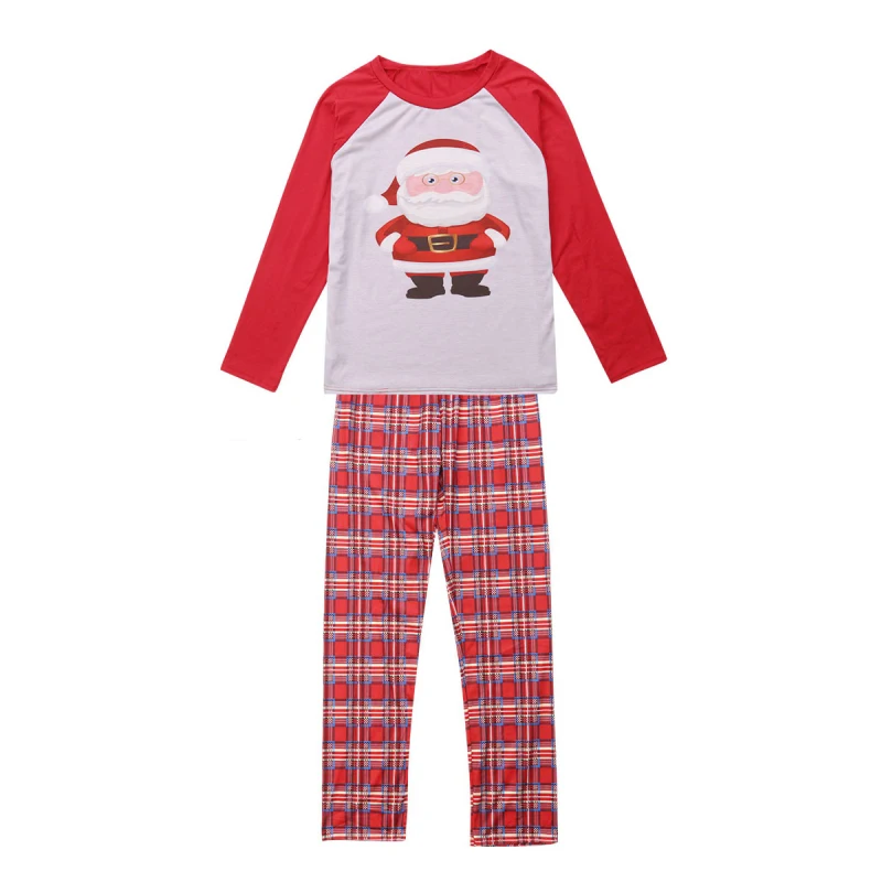 Одинаковые рождественские пижамы для всей семьи; комплекты пижам; детская Рождественская одежда для сна для взрослых; одежда для сна; семейный повседневный комплект одежды с Санта-Клаусом