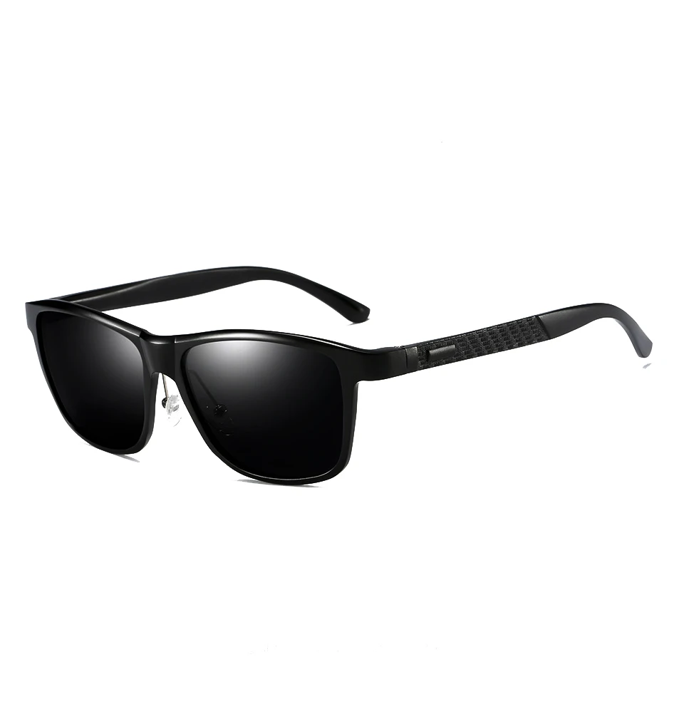 

High-end Pilot Squared Driver Sun Glasses Polarized Mirror Sunglasses Custom Made Myopia Minus Prescription Lens -1 to -6