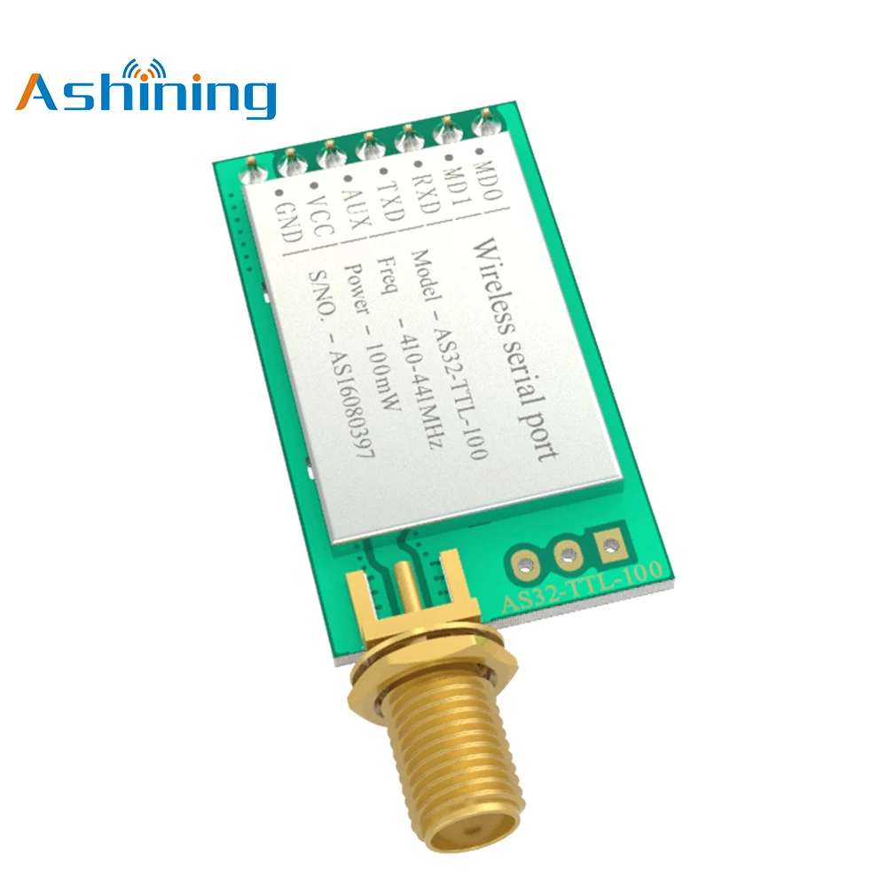 AS32-TTL100 LoRa SX1278 433 MHz ASHINING Wireless TX RX Module Transceiver UART Long Range rf Transmitter Receiver rf wireless transceiver