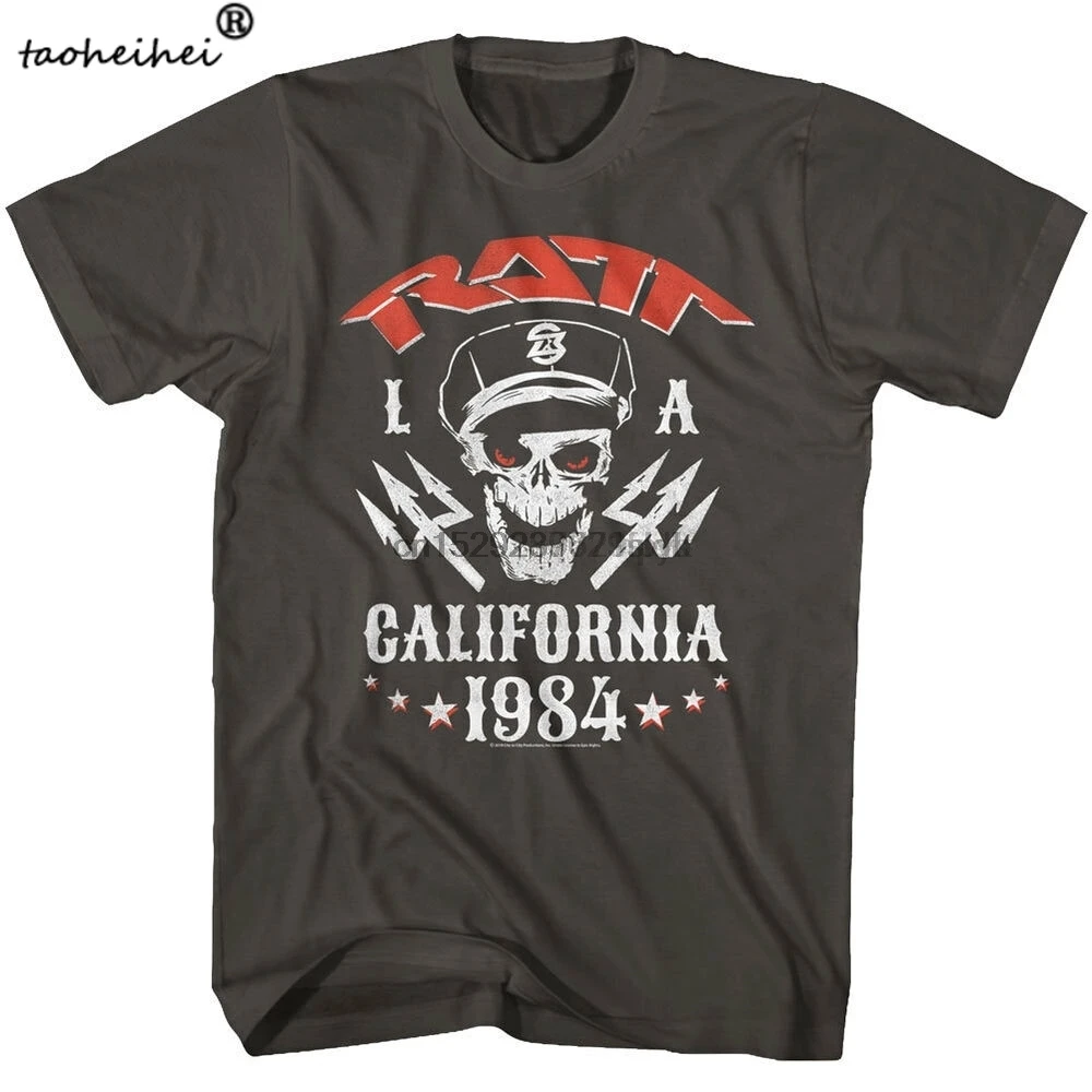 Рок-Группа LA California 1984 концертный тур художественная Мужская футболка альбом Топ |