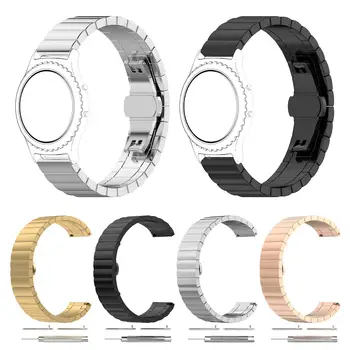 

42/46mm Stainless Steel Watch Band Replacement Butterfly Buckle Bracelet Strap
