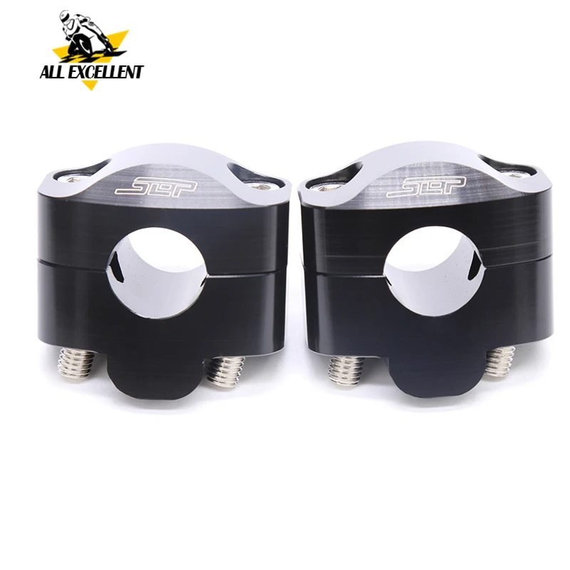 CNC алюминиевый руль Riser зажим Крепление конус удлинить Ручка Бар поднятый 22 мм 2 шт. постоянный диаметр