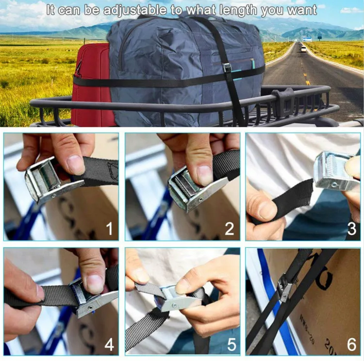 Ratchet Straps Tie Down Belt Cam Buckle Straps Heavy Duty Tensioning Belt Lashing Straps 2M Adjustable for Motorcycle, Cargo, Tr Ratchet Straps Tie Down Belt Cam Buckle Straps Heavy Duty Tensioning Belt Lashing Straps 2M Adjustable for Motorcycle, Cargo, Tr