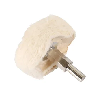 

5Pcs 6mm Buffing Wheel Rims For Mag Wheels Cotton Pad Polishing Mop Grinding Head Waxing Car Motorcycle Kit T-type For Drill