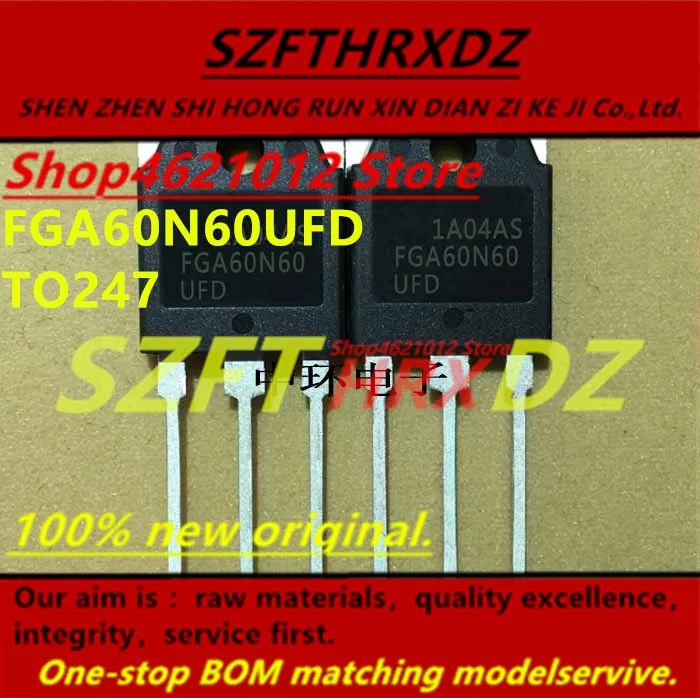 SZFTHRXDZ 100% Новый оригинальный (10 шт.) FGA60N60UFDTU FGA60N60UFD FGA60N60 UFD TO247 | Обустройство дома