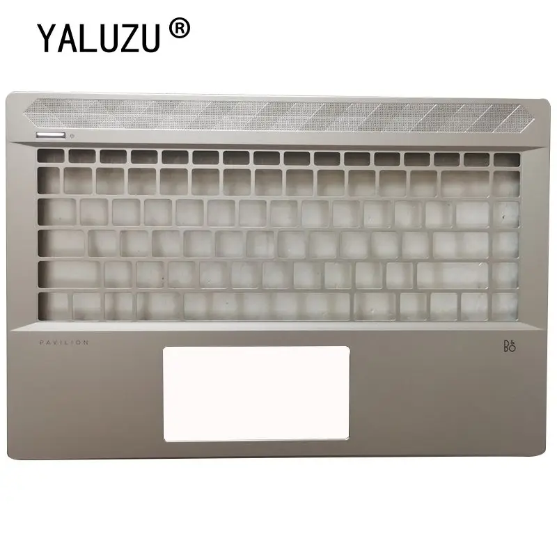 

YALUZU New case shell For HP Pavilion 14-CE 1004TX 1005TX Palmrest Cover Silver With Fingerprint Hole