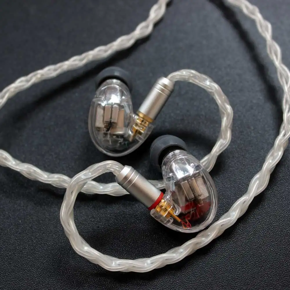 SE846 наушники DIY 5BA Драйвер единиц гибридная технология сбалансированная арматура гарнитура HIFI прозрачный чехол наушники mmcx кабель