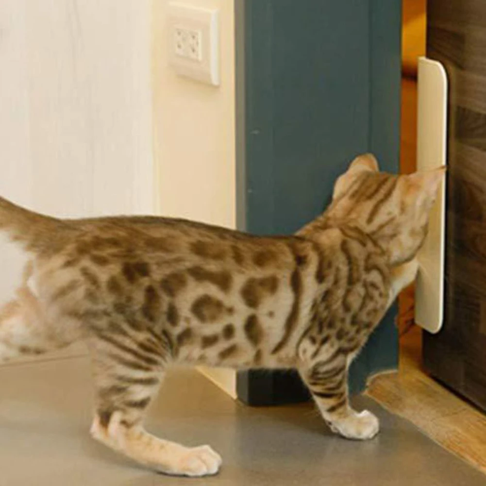 Punch Free Dog Cat Door Opener Pet Security Gate Automatical Puppy Kitten Doors Fence Opening Safe Enter Freely Pets Supplies