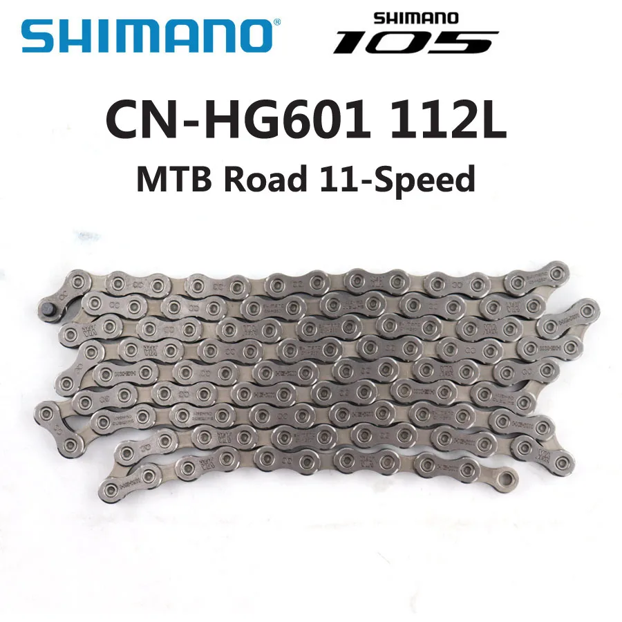 Цепь SHIMANO 105 DEORE SLX HG601, 11 скоростей, цепь для горного велосипеда, CN-HG601, MTB, дорожный велосипед, 5800 M7000 цепи