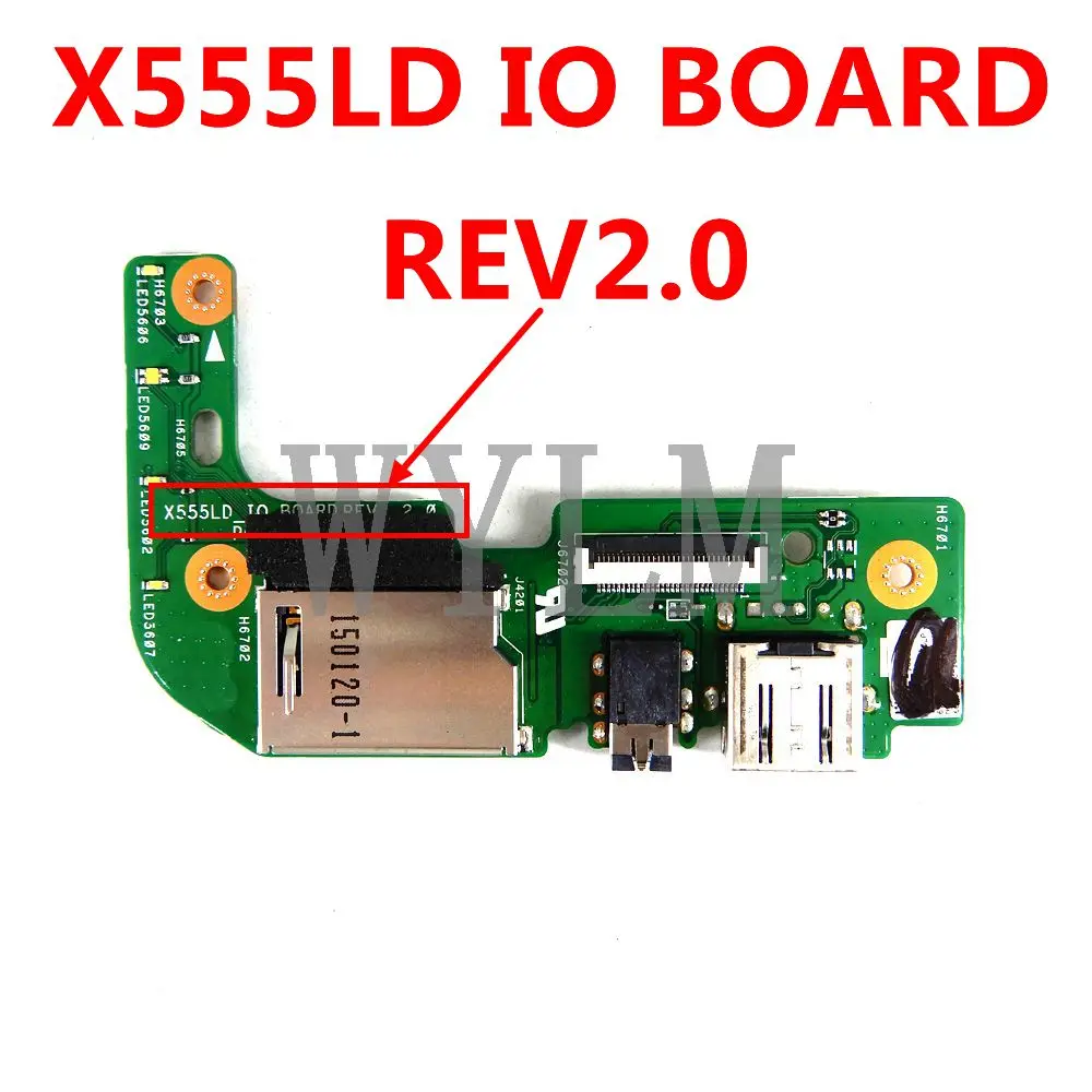 X555LD IO BOARD REV2.0 for ASUS X555L X555LA K555L A555 F555L Laptop motherboard USB CARD AUDIO READER | Компьютеры и офис