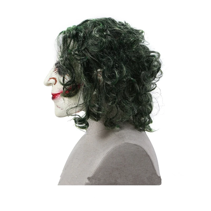 Movie Joker Arthur Fleck Mask Cosplay Latex Full Masks Halloween Party