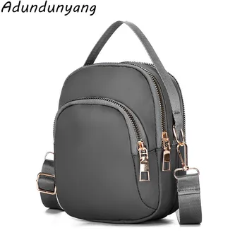 

2020 waterproof nylon messenger small bag single shoulder mobile phone bag lightweight canvas bag large women capacity bag