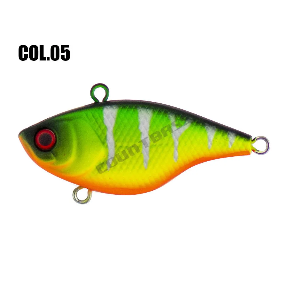 05 40 мм 4,6 г Вибрация обратного отсчета Hard жесткие приманки Lipless Crankbait тонущие рыболовные приманки для пресной воды - Цвет: 05