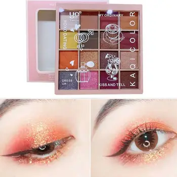 

New Fashion Glitter Eyeshadow 12 Colors Eye Shadow Makeup Metallic Eyeshadow Palette Makeup Palette