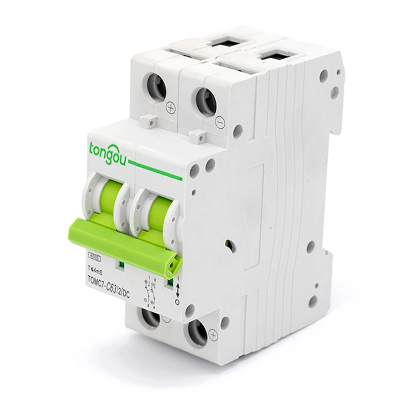 TOMC3-63 2P 110 в/220 в/415 в AC кв миниатюрный выключатель C тип MCB