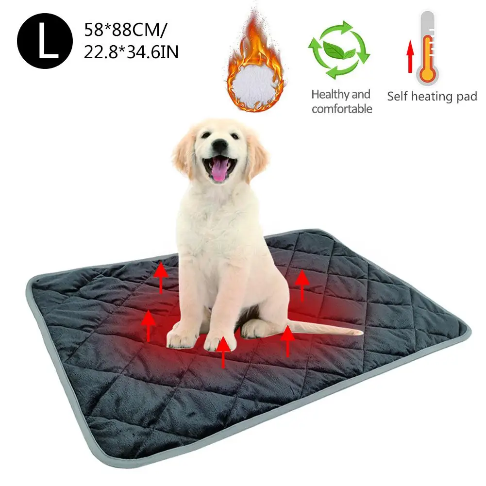Самонагревающийся коврик для собак, зимнее теплое одеяло для домашних животных, САМОНАГРЕВАЮЩАЯСЯ кровать для кошек, удобный термоковрик для домашних животных, для диванов и полов