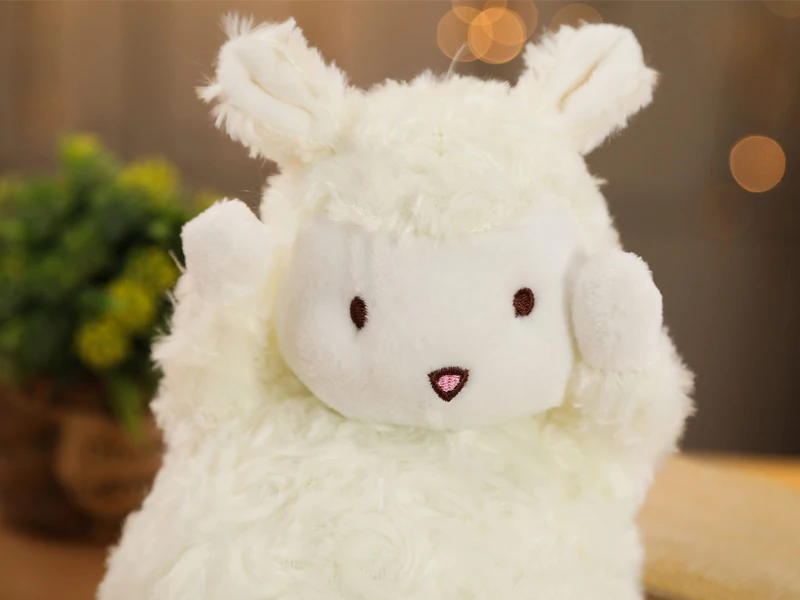 Kawaii овечий плюшевый рюкзак белая овечка Мягкая Кукла Плюшевая сумка на плечо на день рождения для детей для девочек рождественские подарки