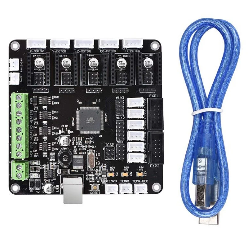 Bigtreetech Kfb 3,0 3D плата управления совместима с Ramps1.4/Mega2560/A4988/Drv8825/Tmc2100 Драйвер шагового двигателя для