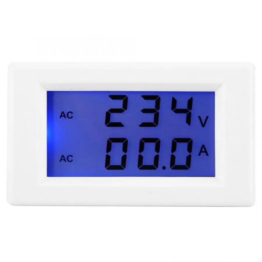 AC80-300V 0,1-100A D85-2042 Электрический счетчик с двойным цифровым дисплеем измеритель напряжения тока