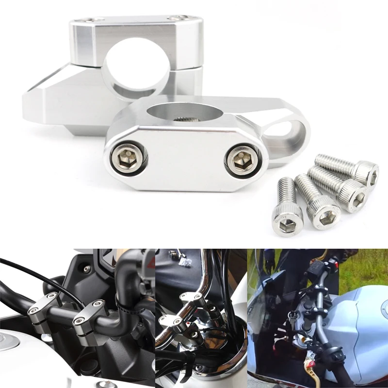 Misura Per Triumph Speed Triple 1050 I Street Triple R/S 675/R Street Triple Rs Riser Per Manubrio Back Moved Fat Bar Mount Riser