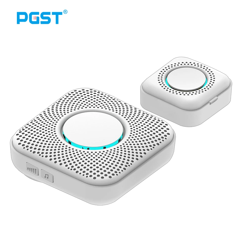PGST PJ-16 seguridad bienvenida timbre inalámbrico LED de la luz de 36 canciones 100m inteligente Chimes timbre de la puerta