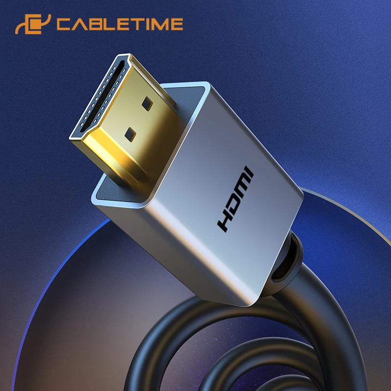 Кабель CABLETIME HDMI 8K 4K 60 Гц кабель HDMI-HDMI 2 1 0 для PS4 ТВ-разветвитель переключатель hdmi 144