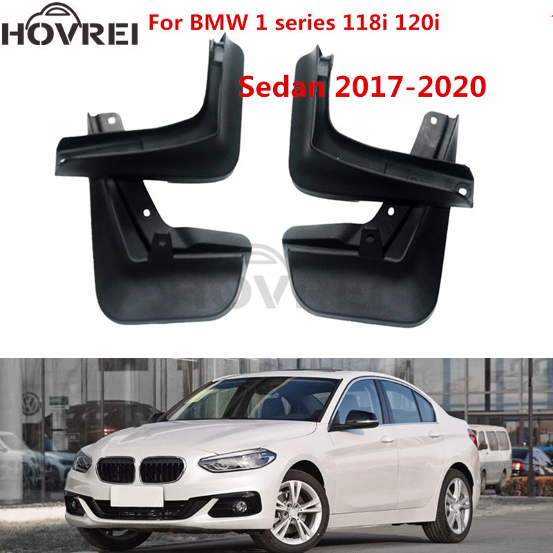 Car Set Molded Mud Flaps For Bmw 1 Series Sedan 118i 1i 17 18 19 Mudguards Mudflaps Splash Guards Fender Mudguards Aliexpress