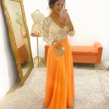 Длинное размера плюс мусульманское вечернее платье для выпускного вечера Дубай женское вечернее платье