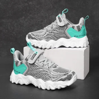 

New Children's tennis running Shoes Boys Sneakers kindergarten student Shoe outdoor Comfortable big boy casual Sports Shoes Kids