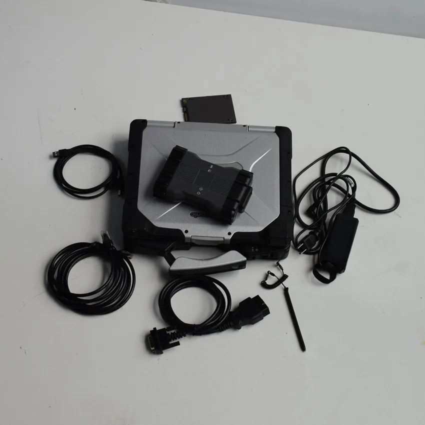 Best mb star c6 vci CAN DOIP Protocol ssd with laptop cf 30 ram 4g software 2019.12 latest diagnostic tool ready to work