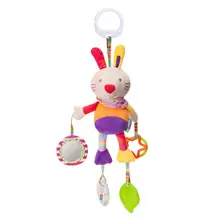  Newborn Baby Plush Stroller Toys Baby Rattles Mobiles Cartoon Animal Hanging Bell Educational Baby Toys 0-12 Months Speelgoed 