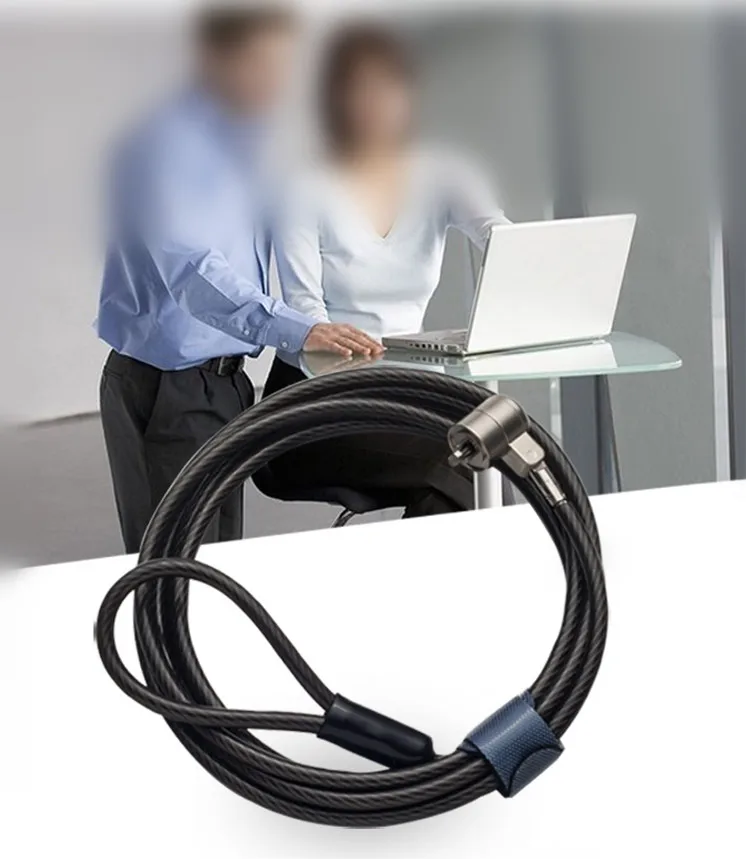 

High Quality Notebook Laptop Computer Lock Security Security China Cable Chain With 2 Key Brand New