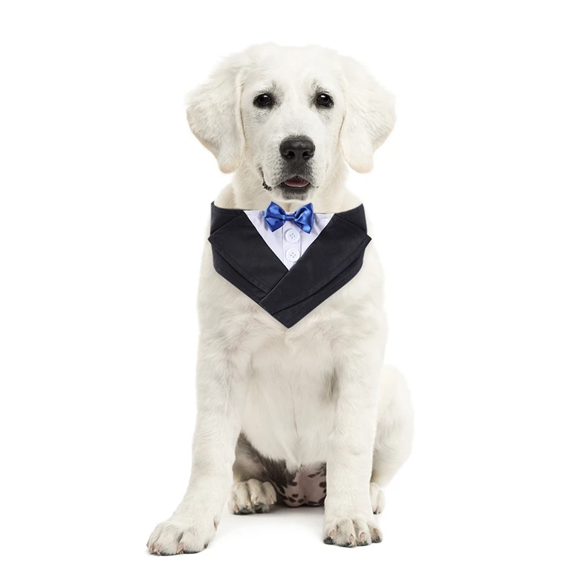 

Pet Dog Cat Fashion Suit Tie Formal Neckerchief Collar Party Wedding Costume