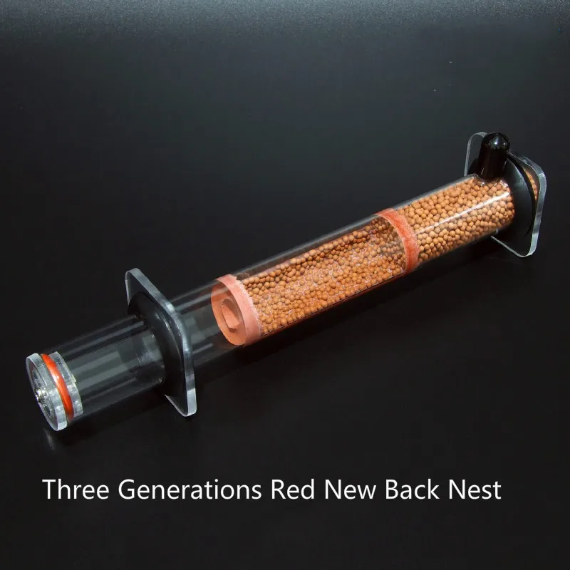 Nido de hormiga biomimético de bambú, caja para el hogar, cultivo avanzado y nuevo, 25x200mm de diámetro