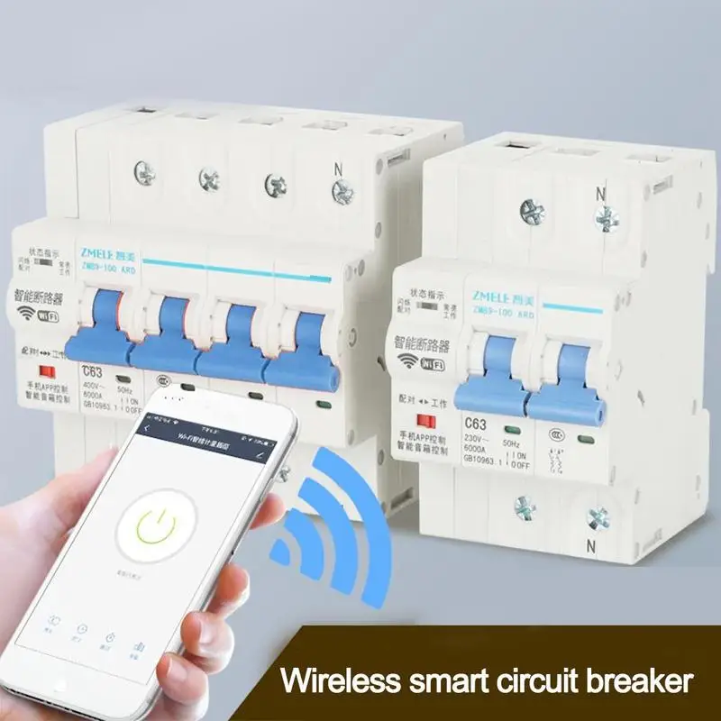 2 P/4 P Пульт дистанционного управления Wi Fi автоматический выключатель Умный