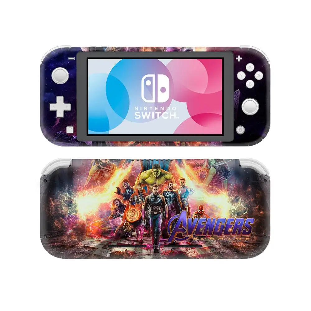YSNSL0566 Мстители эндгейм кожи стикеры Наклейка для nintendo Switch Lite консольный переключатель, Lite NSL протектор кожи виниловая наклейка - Цвет: YSNSL0566