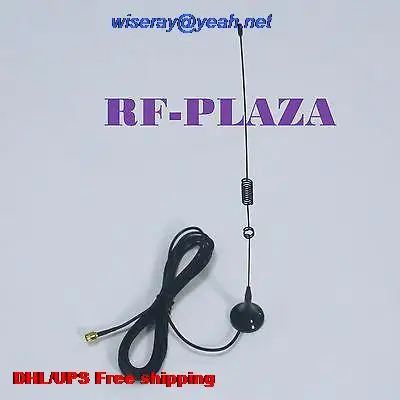 

DHL/EMS 50 pcs SMA-M UHF+VHF Vehicle-mounted Antenna for NAGOYA UT-106UV YAESU BAOFENG antenna aerial -A1